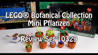 YouTube Thumbnail Review LEGO Mini Pflanzen 2023 (Botanical Collection Set 10329)