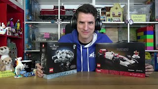 YouTube Thumbnail Sennas McLaren und ein Mini-Falcon- Live Bauen mit dem Helden - Lego Neuheiten 10330 &amp; 75375