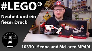 YouTube Thumbnail Der Beginn von etwas GROßEM oder eher Flop? - LEGO® Icons 10330 - McLaren MP4/4 &amp; Ayrton Senna #lego