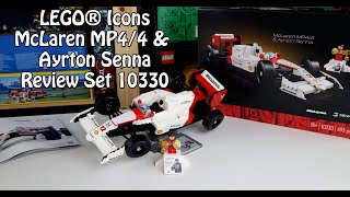 YouTube Thumbnail Review LEGO McLaren MP4/4 &amp; Ayrton Senna (Icons Set 10330)