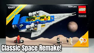 YouTube Thumbnail 3in1 Modell, keine Sticker &amp; 10 Cent pro Teil: LEGO Space &#39;Galaxy Explorer&#39; Review! | Set 10497