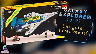 YouTube Thumbnail LEGO Icons 10497 Galaxy Explorer als Investment! Einlagern oder nicht?!  | LEGO als Investment