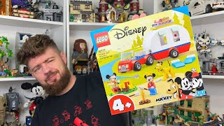 YouTube Thumbnail LEGO DISNEY 10777 | MIKI I MINNIE NA BIWAKU | RECENZJA