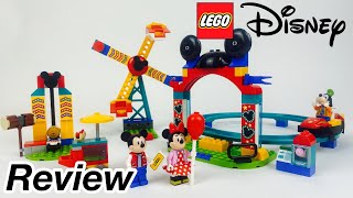 YouTube Thumbnail LEGO Disney: Mickey, Minnie, and Goofy&#39;s Fairground Fun (10778) Review