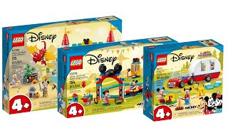 YouTube Thumbnail All LEGO Disney Mickey &amp; Friends sets 2022 Compilation/Collection Speed Build