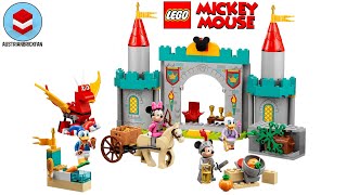 YouTube Thumbnail LEGO Disney 10780 Mickey and Friends Castle Defenders Speed Build