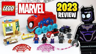 YouTube Thumbnail LEGO Marvel Team Spidey&#39;s Mobile Headquarters (10791) - 2023 Set Review