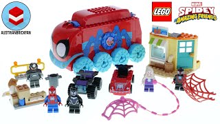 YouTube Thumbnail LEGO Marvel 10791 Team Spidey&#39;s Mobile Headquarters - LEGO Speed Build Review