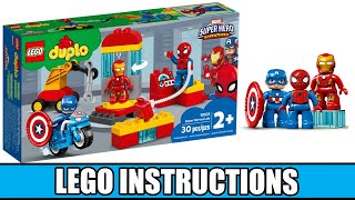 YouTube Thumbnail LEGO Instructions: How to Build LEGO Super Heroes Lab - 10921  (LEGO MARVEL DUPLO)