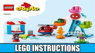 YouTube Thumbnail LEGO Instructions  Duplo  10963  Spider Man &amp; Friends Funfair Adventure