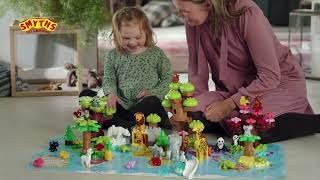 YouTube Thumbnail LEGO DUPLO NEW Wild Animals of the World  - A big start in learning to care - Smyths Toys