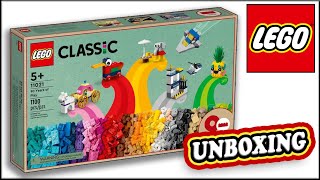YouTube Thumbnail Lego 11021 Unboxing - Classic 90 Years of Play