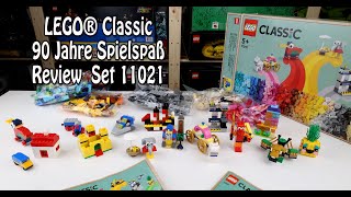 YouTube Thumbnail Review LEGO 90 Jahre Spielspaß (Classic Jubiläumsset 11021)