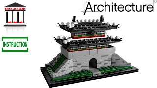 YouTube Thumbnail [~INSTRUCTION~] 21016 - Sungnyemun - Lego Architecture - BRICK ACADEMY
