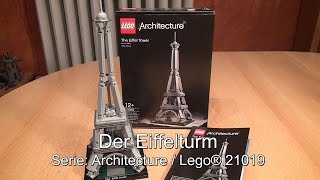 YouTube Thumbnail Test LEGO Eiffelturm (LEGO Architecture Set 21019 - The Eiffel Tower)