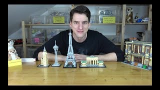 YouTube Thumbnail LEGO® Architecture 21003, 21011, 21013 &amp; 21019