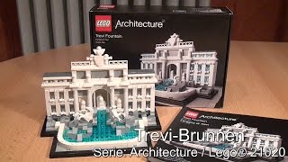 YouTube Thumbnail Test LEGO Trevi Brunnen (Architecture Legoset 21020 deutsch / Deutschland)
