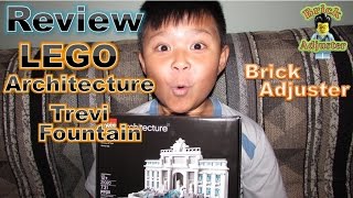YouTube Thumbnail Playing with Lego #50 - Lego Architecture - Trevi Fountain (Review) - LEGO 21020