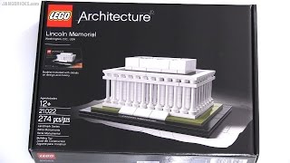 YouTube Thumbnail Built in 60 seconds: LEGO Architecture Lincoln Memorial 21022