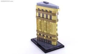 YouTube Thumbnail LEGO Architecture Flatiron Building review - set 21023