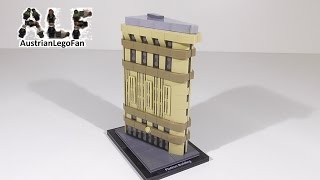 YouTube Thumbnail Lego Architecture 21023 Flatiron Building - Lego Speed Build Review