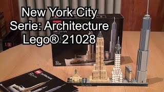 YouTube Thumbnail LEGO New York City Skyline 21028 Review (Architecture Set Test deutsch)