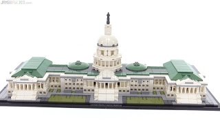 YouTube Thumbnail LEGO Architecture United States Capitol Building review! 21030