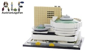 YouTube Thumbnail Lego Architecture 21035 Solomon R. Guggenheim Museum Speed Build