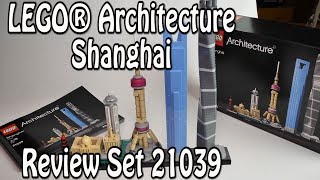 YouTube Thumbnail LEGO Shanghai (Architecture Set 21039)