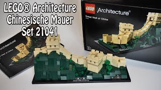 YouTube Thumbnail Review LEGO Chinesische Mauer (Architecture Set 21041)