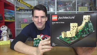 YouTube Thumbnail Kauf&#39; zwei, dann wird sie doppelt so lang! LEGO® Architecture 21041 - Die Chinesische Mauer
