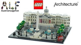 YouTube Thumbnail Lego Architecture 21045 Trafalgar Square Speed Build