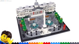 YouTube Thumbnail LEGO Architecture Trafalgar Square review! 21045