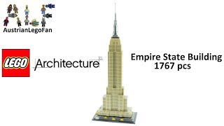 YouTube Thumbnail Lego Architecture 21046 Empire State Building Speed Build