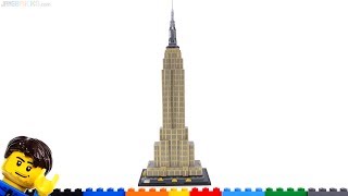 YouTube Thumbnail LEGO Architecture Empire State Building review! 21046