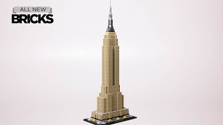 YouTube Thumbnail Lego Architecture 21046 Empire State Building Speed Build