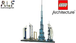 YouTube Thumbnail LEGO Architecture 21052 Dubai Skyline - Lego Speed Build Review