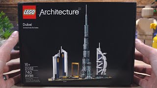 YouTube Thumbnail Pure build 🔊 LEGO Architecture Dubai (skyline) 21052