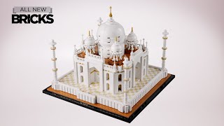 YouTube Thumbnail Lego Architecture 21056 Taj Mahal Speed Build