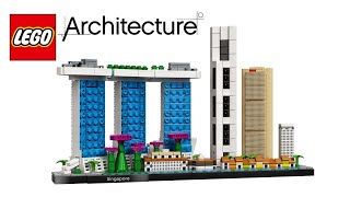 YouTube Thumbnail LEGO Architecture Singapur (21057) - Speed build