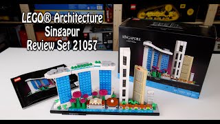 YouTube Thumbnail Review LEGO Singapur (Architecture Set 21057)