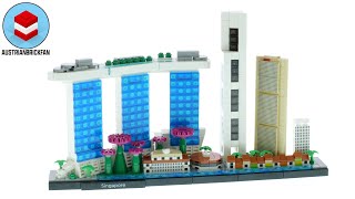 YouTube Thumbnail LEGO Architecture 21057 Singapore Skyline - LEGO Speed Build Review