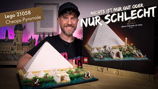 YouTube Thumbnail Einmal halb und halb bitte! Lego Architecture 21058 Cheops-Pyramide