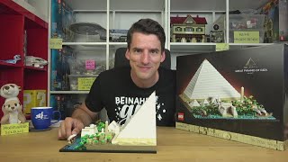 YouTube Thumbnail Kauf&#39; zwei, dann hast Du eine! LEGO® Architecture 21058 Eine Hälfte einer der Pyramiden von Gizeh