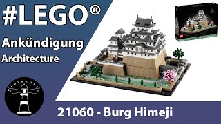YouTube Thumbnail Neues Architektur Set angekündigt! - LEGO® Architecture 21060 Burg Himeji