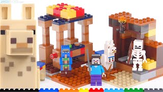 YouTube Thumbnail Desirable new items, bad prints: LEGO Minecraft The Trading Post review! 21167