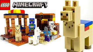 YouTube Thumbnail LEGO Minecraft The Trading Post 21167 - Speed Build and Review