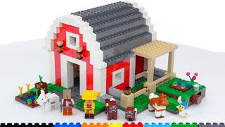 YouTube Thumbnail LEGO Minecraft: The Red Barn 21187 reviewed! Well-designed even if you don&#39;t play the game