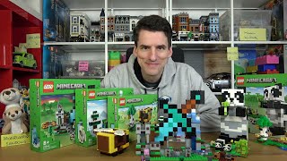 YouTube Thumbnail Tolle Teile und für LEGO® erträgliche Preise: Minecraft 21241 21243 21244 21245