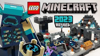 YouTube Thumbnail LEGO Minecraft the Deep Dark Battle (21246) - 2023 EARLY Set Review